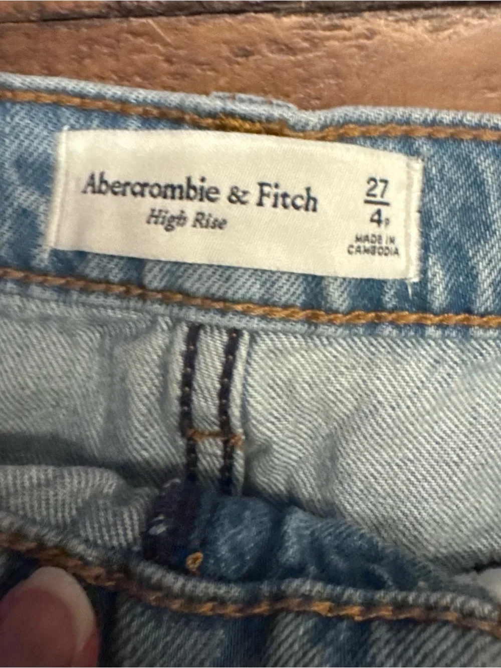 ABERCROMBIE Denim Midi Skirt
